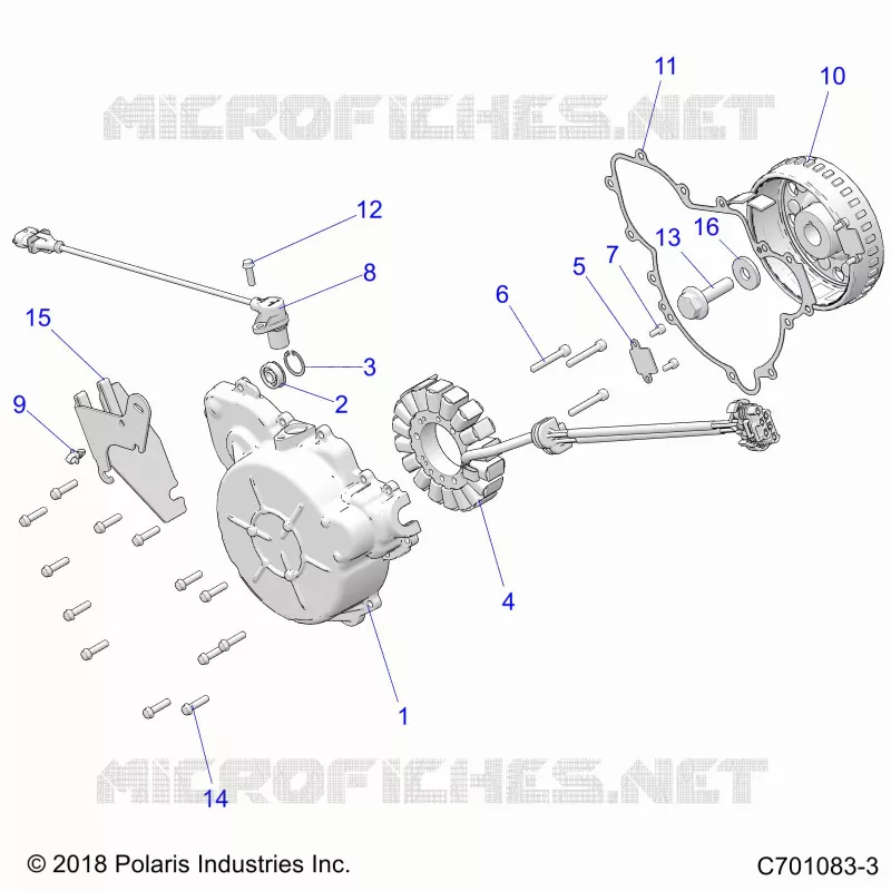 MOTOR, STATOR AND COVER