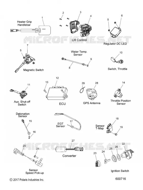 ELECTRICAL, SWITCHES, SENSORS AND COMPONENTS