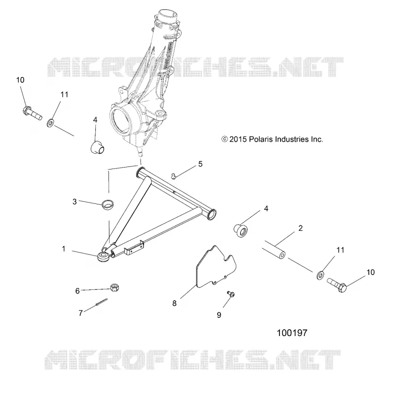 SUSPENSION, A-ARM AND PUNTAL MOUNTING