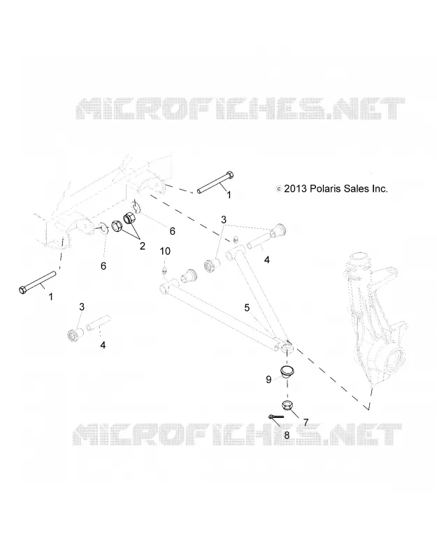 SUSPENSION, A-ARM AND PUNTAL MOUNTING