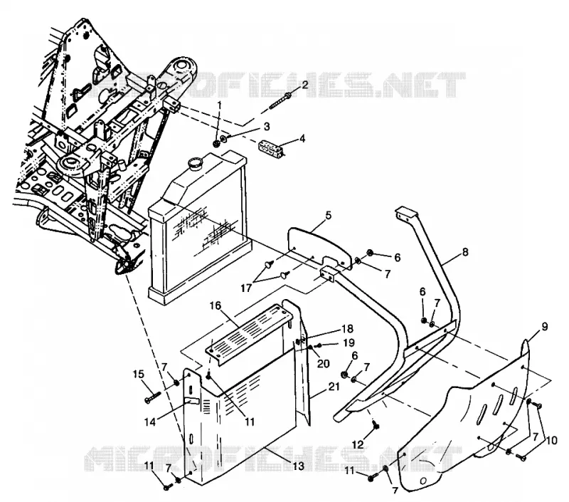 PARAGOLPES Y ESCUDOS Sport 400L W98BA38C (4947234723A007)
