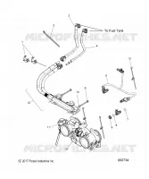 FUEL SYSTEM, RAIL, LINES AND CUERPO DE MARIPOSA
