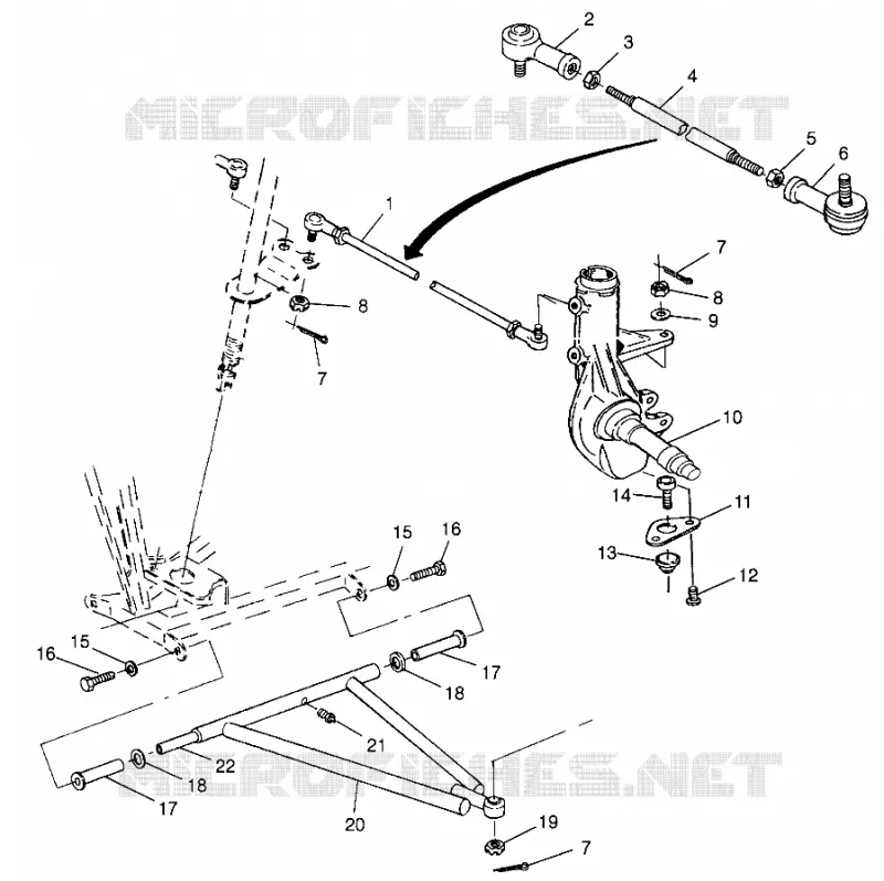 GOBIERNO/A-ARM Trail Boss W97AA25C (4940574057B004)