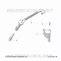 ENCENDIDO COIL, WIRE AND SPARK PLUG