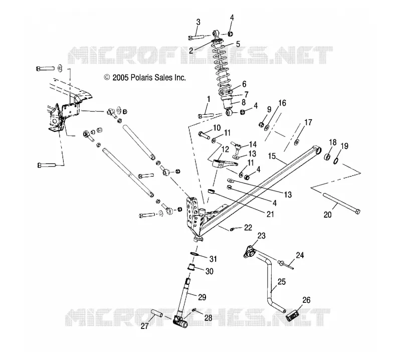 SUSPENSIÓN DELANTERA/TRAILING ARM