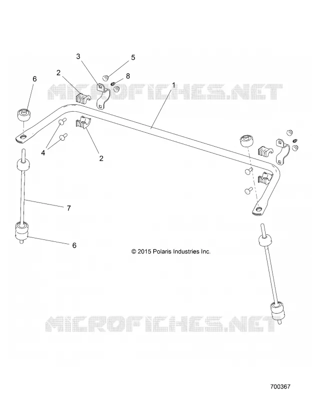 SUSPENSION TRASERA STABILIZER BAR
