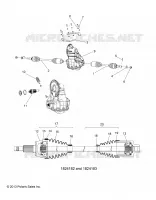 DRIVE LINE, CAJA DE ENGRANAJES and HALF SHAFT
