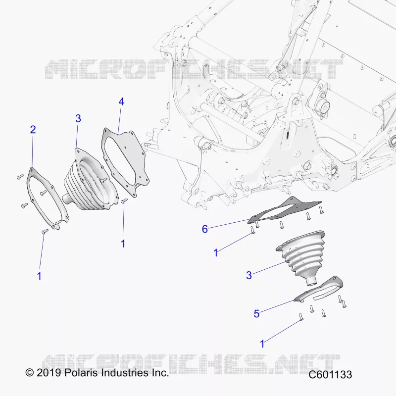 CHASIS, TIE ROD BOOT ASM.