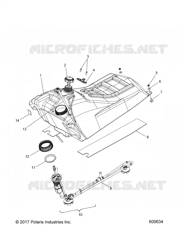 SISTEMA DE COMBUSTIBLE, FUEL TANK ASM.