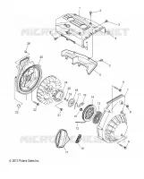 MOTOR, VENTILADOR DE LA CUBIERTA Y EL ARRANQUE DE RETROCESO