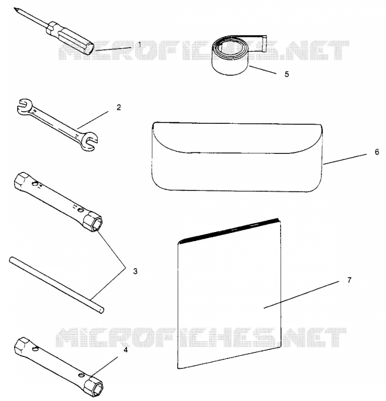 KIT DE HERRAMIENTA 440 XCR SP 0961760 (4931583158D002)
