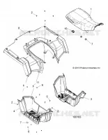 TRASERO CAB, SEAT AND FOOTWELLS