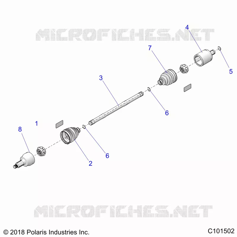 DRIVE TRAIN, DRIVE EJE TRASERO