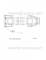 TREN, PROP SHAFT, REAR