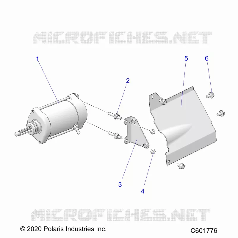 MOTOR DE ARRANQUE MOTOR/SHIELD