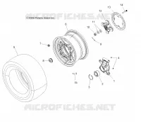 RUEDAS, REAR AND HUB