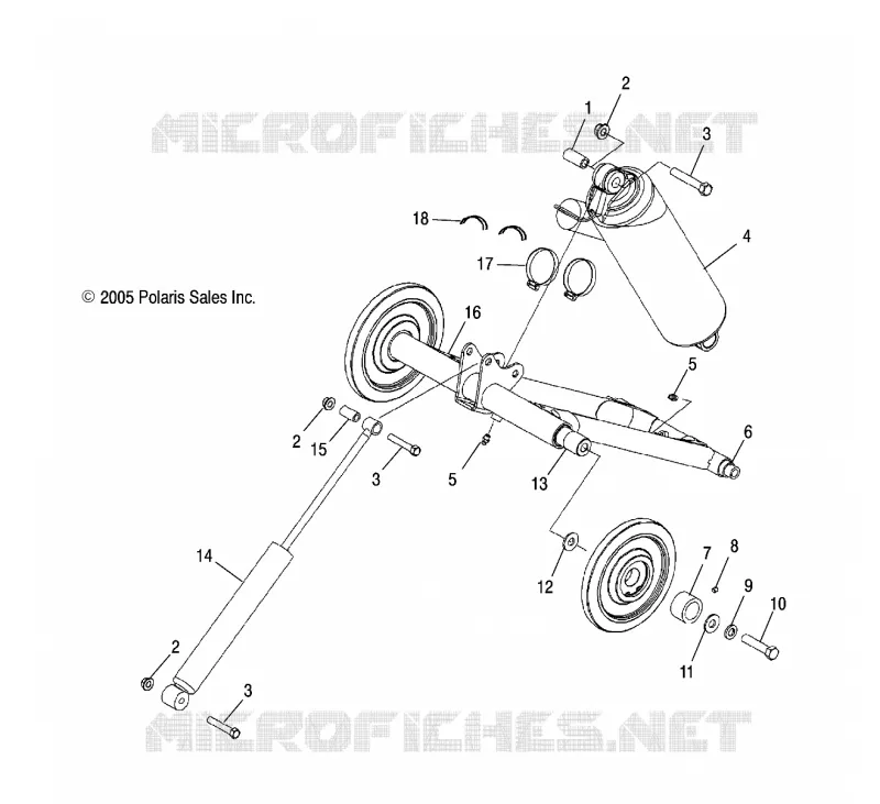TRASERO ARM PAR (M-10)