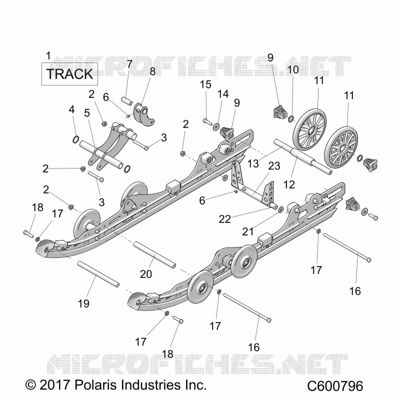 SUSPENSION TRASERA AND TRACK