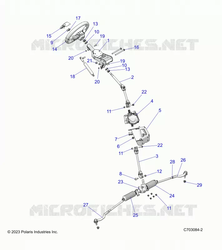DIRECCIÃ“N ASISTIDA ASM. -Z23N4V99AL/BL/AR/BR (C703084-2)