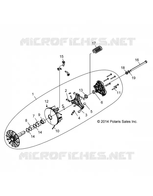 TREN, PRIMARY CLUTCH