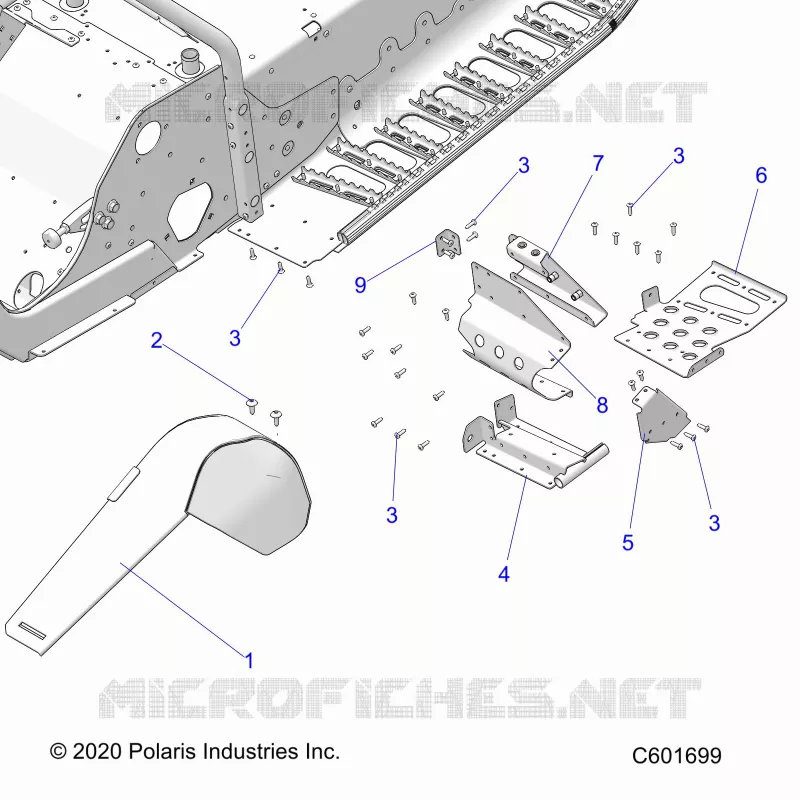 CHASSIS, FOOTREST-LH AND PROTECCIÃ³N DEL EMBRAGUE