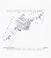 MOTOR, MOUNTING & LONG BLOCK
