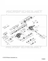 DRIVE TRAIN, PRINCIPAL GEARCASE INTERNALS