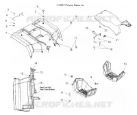 TRASERO CAB, ASIENTO and para pies