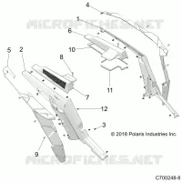 CARROCERÍA POSTERIOR FENDERS AND BEZELS- Z22NAE99AJ/AN/BJ/BN (C700248-8)