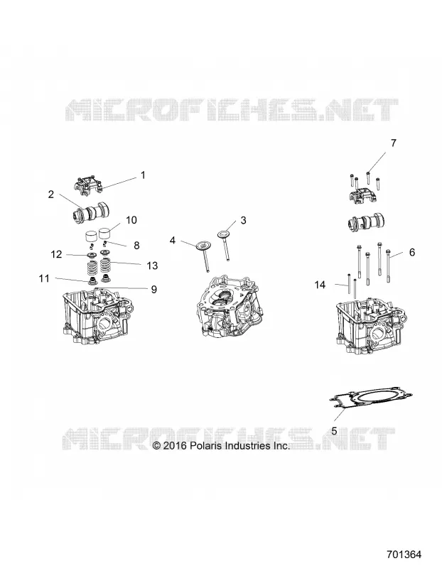 CILINDRO HEAD, CAMS AND VALVES