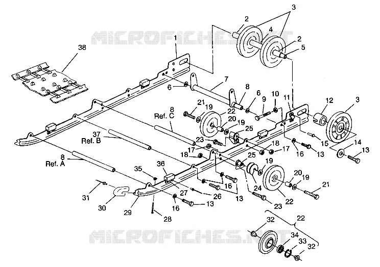 CONJUNTO DE SUSPENSIÓN XLT SP 0940667 (4925022502021A)