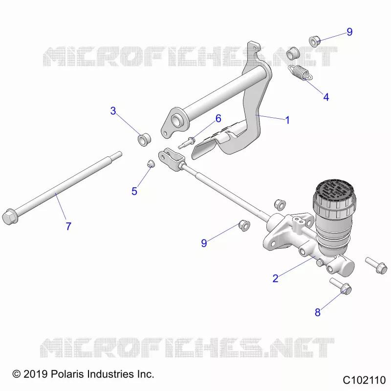 BRAKES, PEDAL AND CILINDRO MAESTRO MOUNTING