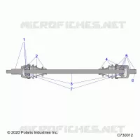 TREN, HALF SHAFT, FRONT