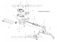 FRENO FRONTAL BRAKE LEVER AND MASTER CYLINDER