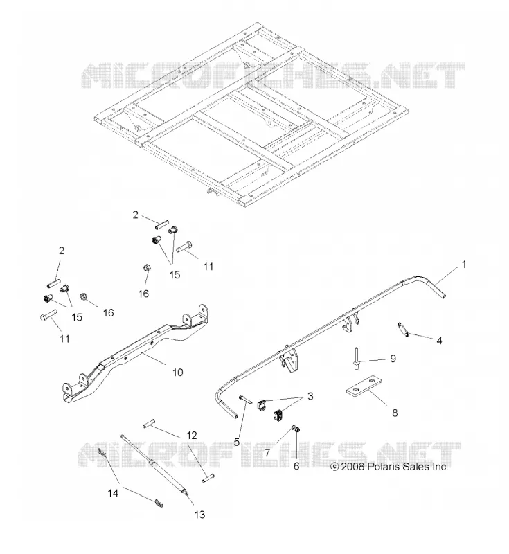 CAJA DE DESCARGA PALANCA Y MONTAJE DE DESCARGA