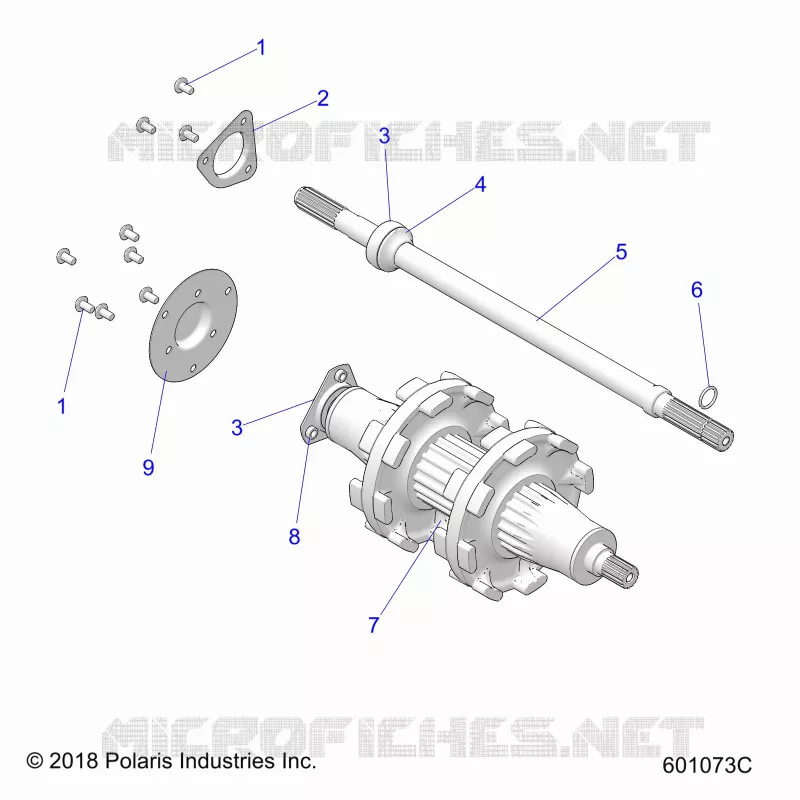 TREN, JACKSHAFT AND DRIVESHAFT