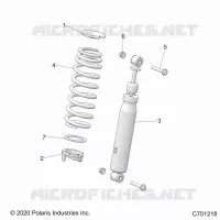 SUSPENSION, CHOQUE FRONTAL MOUNTING