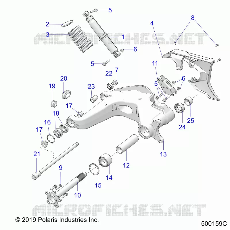 SUSPENSION TRASERA ASM.