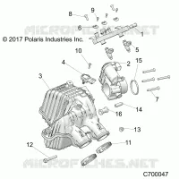 ENGINE, TOMA DE AIRE MANIFOLD EVAP 50S