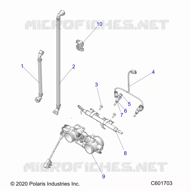 SISTEMA DE COMBUSTIBLE, RAIL, LINES AND THROTTLE BODY