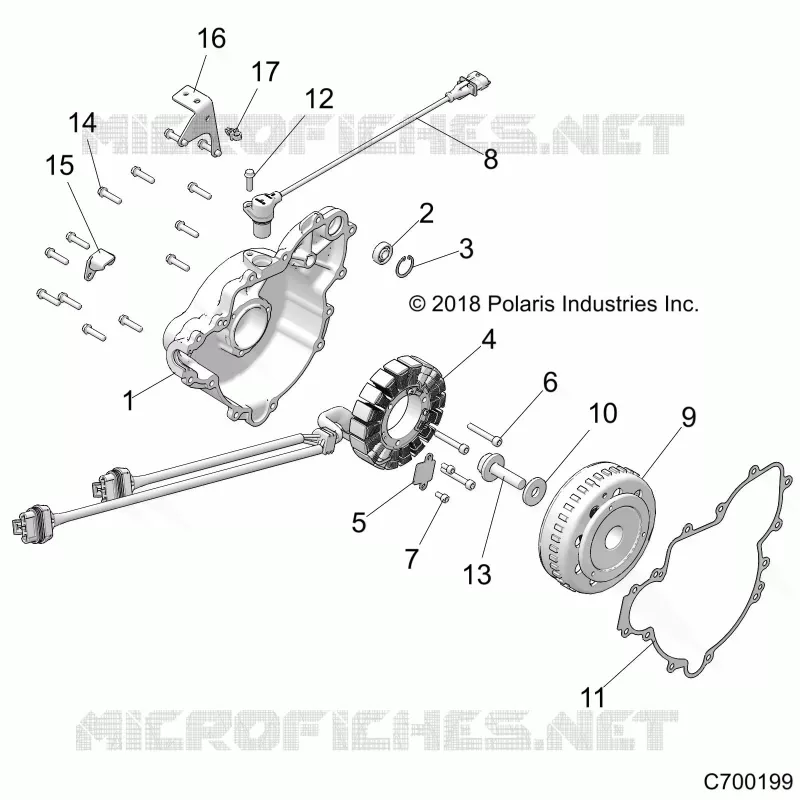 ENGINE, STATOR AND FLYRUEDA