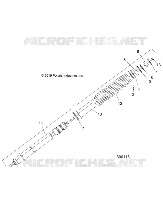 SUSPENSION, PUNTAL DELANTERO
