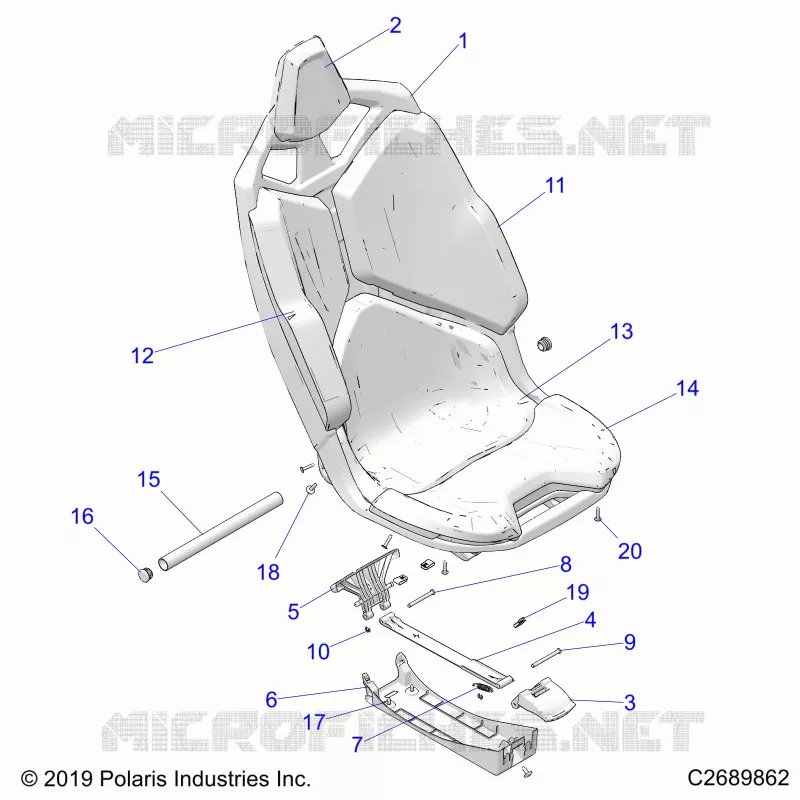 ASIENTO ASM.,FRONT