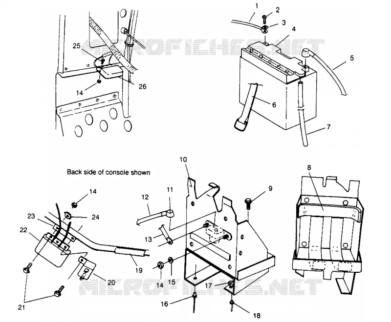 CAJA DE BATERIA CLASSIC TOURING 0963365 and EUROPEAN CLASSIC TOURING E963365 (4933623362C003)