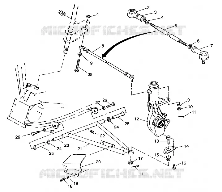 Wishbones 4X4 350L W938139 (4924052405019A)