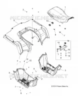 TRASERO CAB, ASIENTO AND FOOTWELLS
