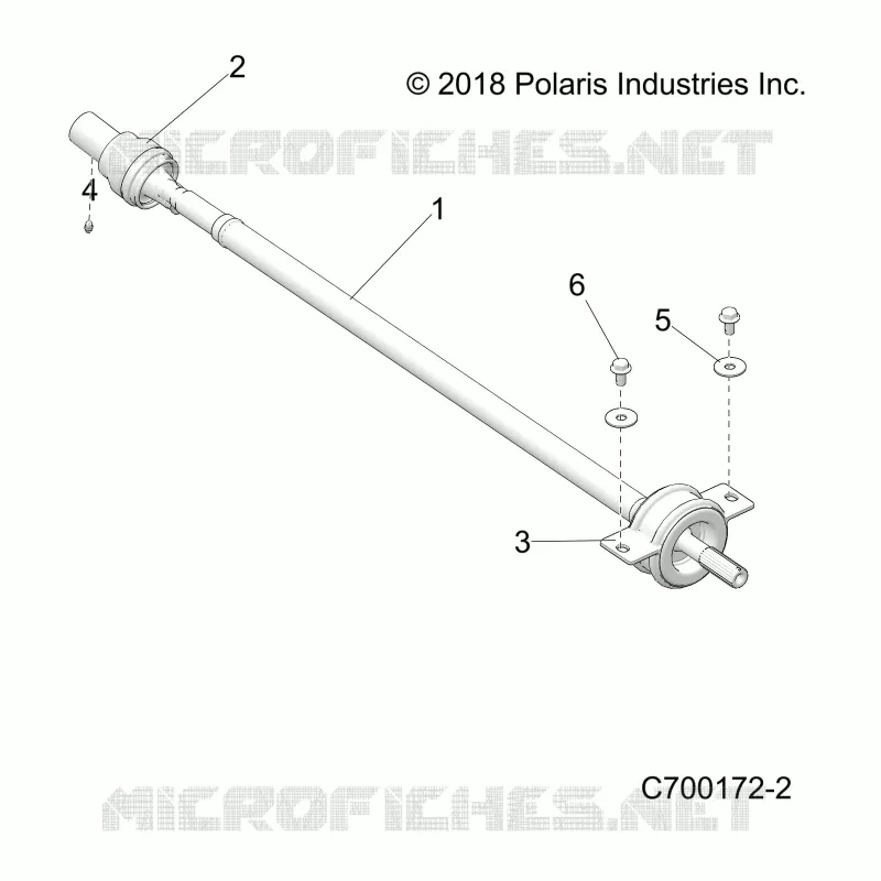 TREN, REAR PROP SHAFT