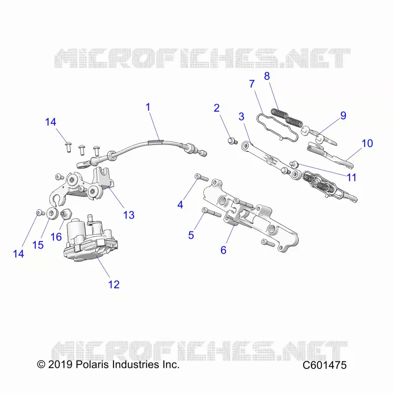 ENGINE, VALVOLA ESCAPE ASM. AND ACTUATOR