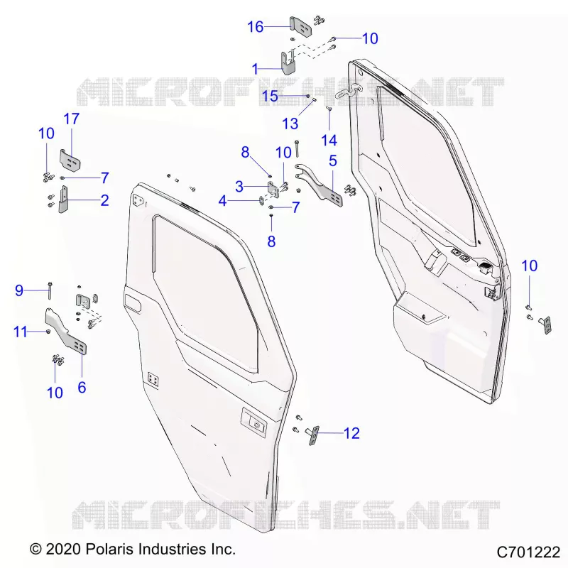 PUERTAS, FRONT, MOUNTING