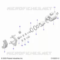 BRAKES, PINZA TRASERA
